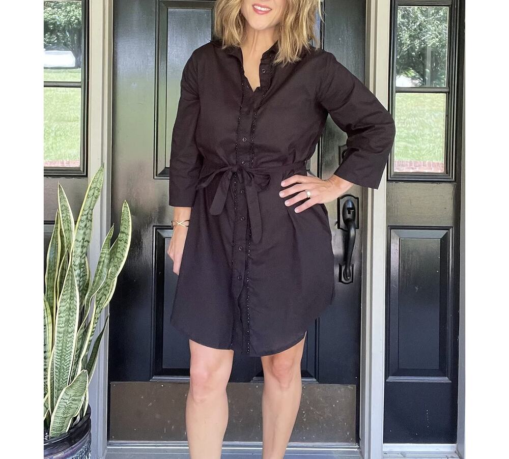 Black Shirt Dress